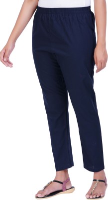 Happy Bunny Slim Fit Women Blue Trousers