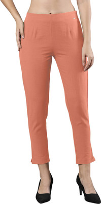 Femmora Comfort Fit Women Pink Trousers