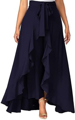 Khusboo Fashion Estore Regular Fit Women Dark Blue Trousers