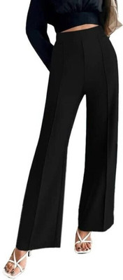 superior lifestyl Regular Fit Women Black Trousers