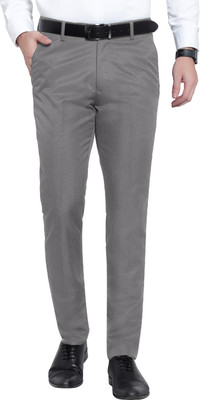 RRFASHION Slim Fit Men Grey Trousers
