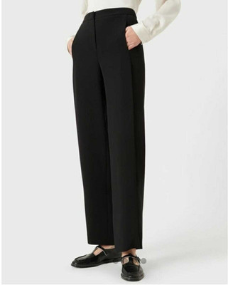 Broadstar Relaxed Women Black Trousers