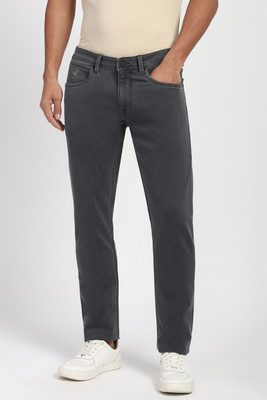 PETER ENGLAND Regular Fit Men Grey Trousers