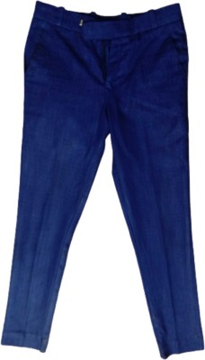 Mehadia Textiles Regular Fit Men Blue Trousers