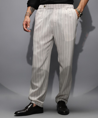 CAMPUS SUTRA Regular Fit Men Grey Trousers