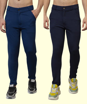 lapataclub Slim Fit Men Blue, Dark Blue Trousers