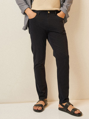 THE BEAR HOUSE Slim Fit Men Blue Trousers