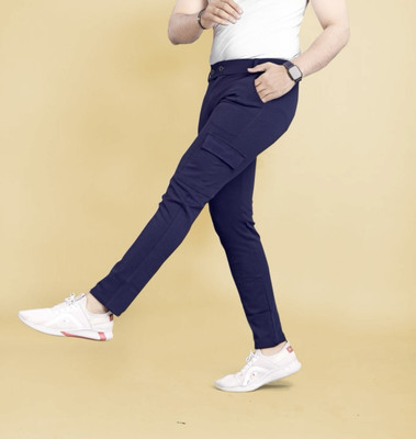 Noble Regular Fit Men Blue Trousers