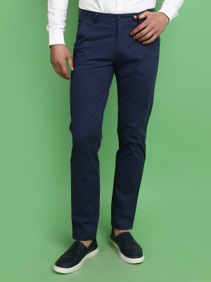 V-MART Slim Fit Men Blue, Blue Trousers