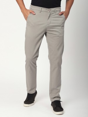 Stitch Hub Regular Fit Men Grey Trousers