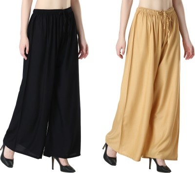 Tanushk Relaxed Women Black, Gold Trousers