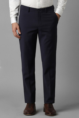 LOUIS PHILIPPE Slim Fit Men Blue Trousers