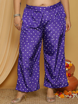 LetsDressUp Relaxed Women Purple Trousers