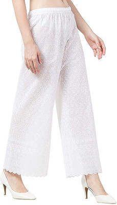 Cotoncroton Regular Fit Women White Trousers