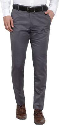 shbm Regular Fit Men Grey Trousers