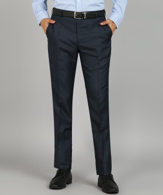 Raymond Slim Fit Men Dark Blue Trousers