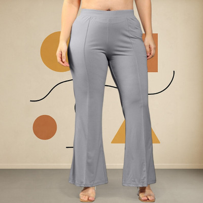 Anitafashion Loose Fit Women Grey Trousers