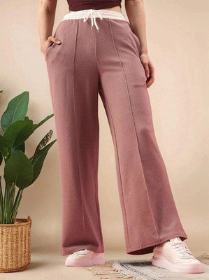 Mast & Harbour Loose Fit Women Brown Trousers