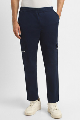 FOREVER 21 Regular Fit Men Dark Blue Trousers