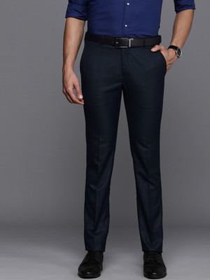 Raymond Slim Fit Men Dark Blue Trousers