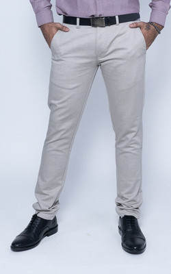 Nanzi Regular Fit Men Grey Trousers