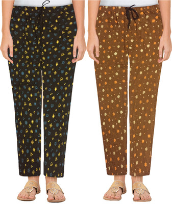 AFRA Regular Fit Women Multicolor Trousers