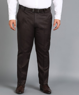 METRONAUT PLUS Slim Fit Men Brown Trousers