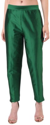 Way2Like Regular Fit Women Dark Green Trousers