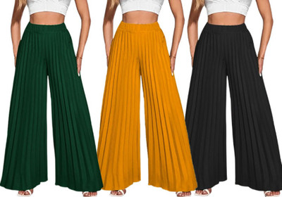 Kintu Parantu Regular Fit Women Multicolor Trousers