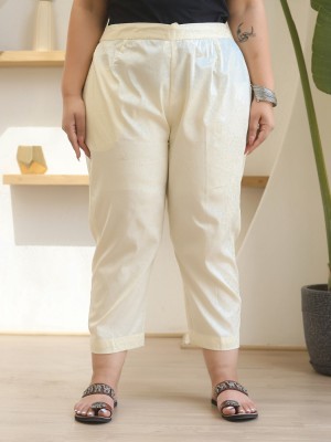 Juniper Regular Fit Women White Trousers