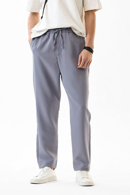 Snitch Regular Fit Men Grey Trousers
