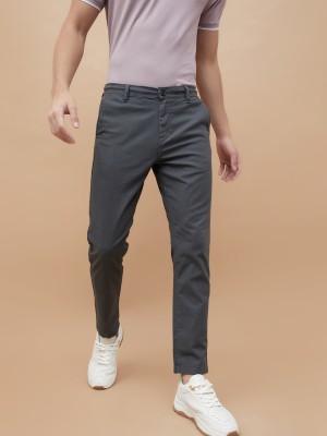 Fame Forever by Lifestyle Slim Fit Men Grey Trousers