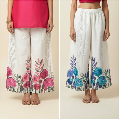 Ayesha j garment Straight Fit Women Multicolor Trousers