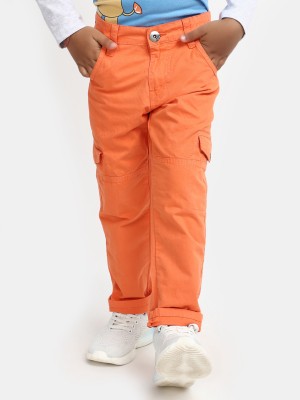 V-MART Regular Fit Boys Orange Trousers