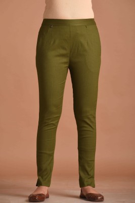 SavyTrendz Regular Fit Women Light Green Trousers