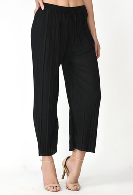 Purser Relaxed Women Black Trousers