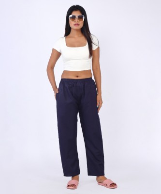 pecker Relaxed Women Dark Blue Trousers