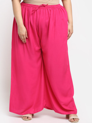 MISS DESIRE Relaxed Women Pink Trousers