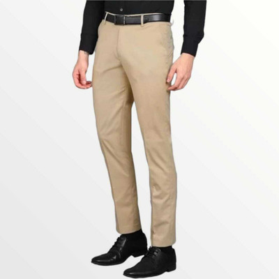 DSV ENTERPRISES Regular Fit Men Brown Trousers