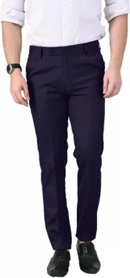 AKAAY Regular Fit Men Blue Trousers