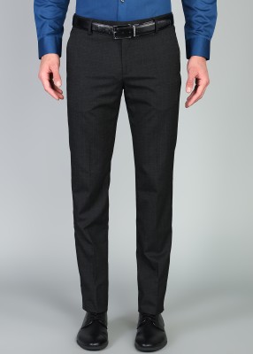 ARROW Tapered Men Black Trousers