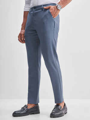 HIGHLANDER Slim Fit Men Blue Trousers