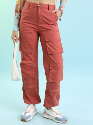 Tokyo Talkies Regular Fit Women Brown Trousers