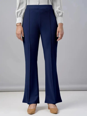 KVARA Regular Fit Women Blue Trousers