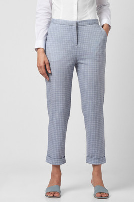 VAN HEUSEN Regular Fit Women Light Blue Trousers