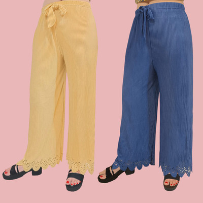 Coolzy Fashion Regular Fit Women Blue Trousers
