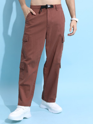 HIGHLANDER Regular Fit Men Brown Trousers