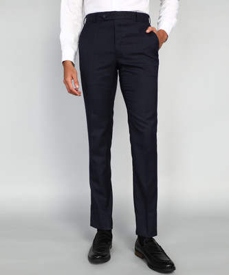 Raymond Slim Fit Men Dark Blue Trousers