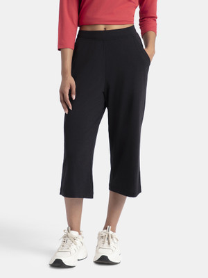 JOCKEY Relaxed Women Black Trousers