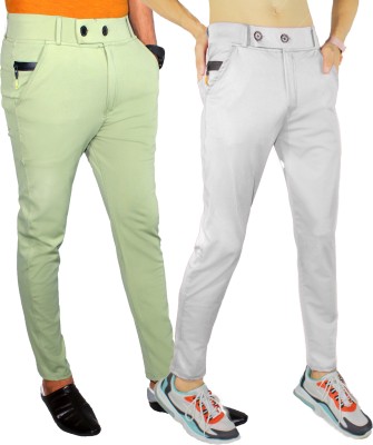 SK Clasy Slim Fit Men Multicolor Trousers